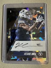 Keanu Hill 2023 ONIT Brigham Young Cougars Football On Card Auto /250 BYU