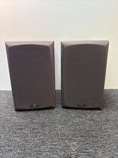 Monitor Audio Bronze BR1 Bookshelf Speakers Walnut Compact HiFi Tested Working