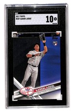 2017 Topps #287 Aaron Judge SGC 10 Gem Mint Rookie Card