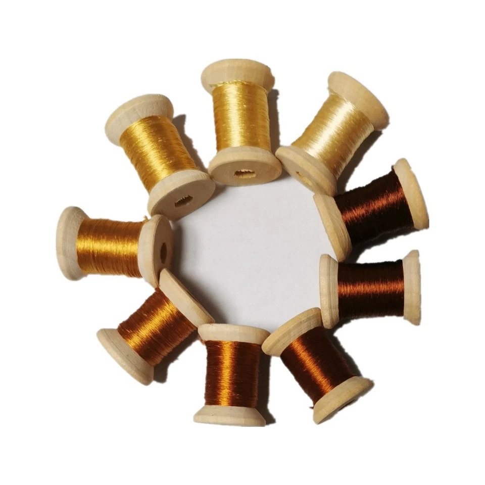 9 spools natural mulberry silk embroidery floss thread cross stitch DIY craft - Image 2 of 4