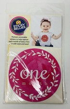 Sticky Bellies Baby Girls 1st Year Milestone Sticker Set "Painted Pixie" NIP