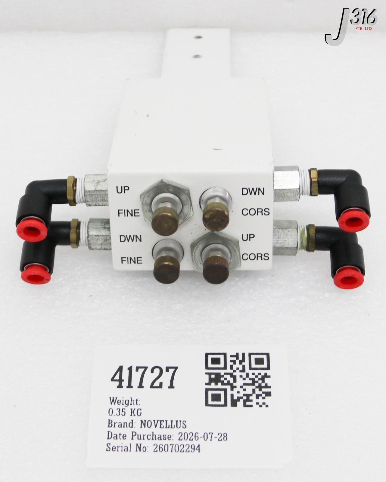 41727 NOVELLUS FESTO CONTROL VALVE GR-1/8X2-B (2) 17-167019-00