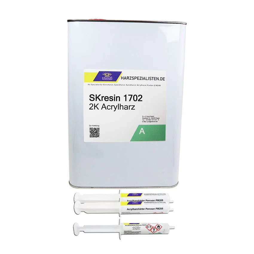 5kg Acrylharz mit Härter transparent Glasklares Gießharz - KUNST (11,87 EUR/kg) - Bild 2 von 4