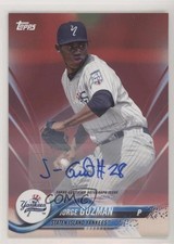 2018 Topps Pro Debut Red Auto 9/10 Jorge Guzman #192 Auto 0c6