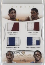 2012 Panini Immaculate Quad Materials Prime 9/10 Brandon Knight Kyrie Irving 9l4