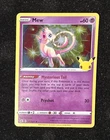Mew Holo 11/25 Celebrations Pokemon TCG Single Card ENGLISH NM