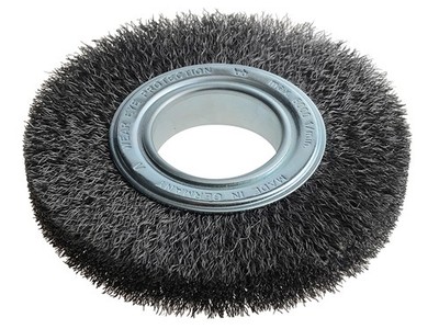 Lessmann Wheel Brush D150mm x W23-25 x 50 Bore Set 3 Steel Wire 0.30 LES345162