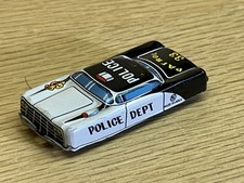 Tin Pressed Steel Toy Car - Police Dept