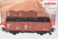 MäRklin H0 4431 Hochbordwagen El-U Kohlewagen Mit Kohle Db In Ep. Iv Neu & Ovp
