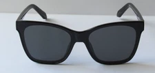 QUAY AUSTRALIA After Party SUNGLASSES Black Frame Blue Lens 66-15-148NEW