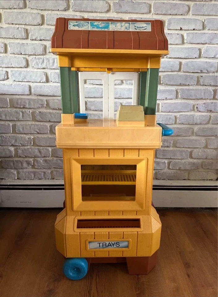 Juego Fisher Price McDonald’s Drive Thru 1989 de colección parrilla de trabajo Foto 3 de 4