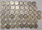 Roll of 50 Silver 1964 Roosevelt Dimes $5 Face Value 90% Silver Coin Mixed Mints