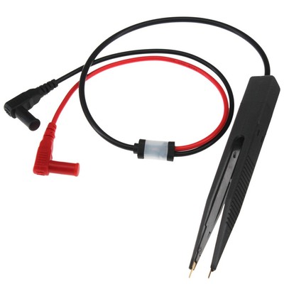 SMD  Chip Test Clip Multimeter Probe Tweezers for Capacitance Inductance4682