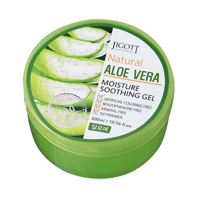Natural Aloe Vera Moisture Soothing Gel 2 Pack, (10.56 Fl Oz. / 300Ml), Soothing