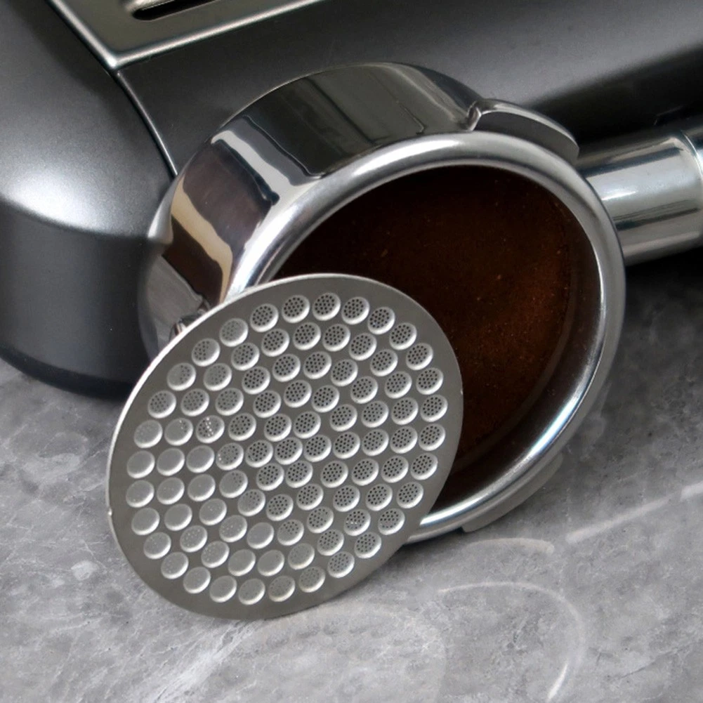 Reusable Coffee Puck Screen Coffee Machine Mesh Coffee Maker Filters 53mm H9K7