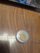 1 Deutsche Mark vergoldet mit Kapsel 1992