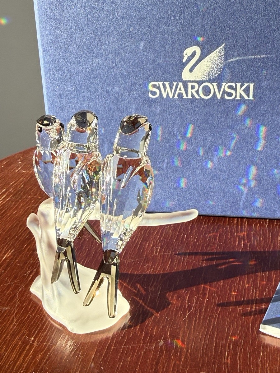 SWAROVSKI crystal 3 SWALLOWS figurine- 892039 | eBay
