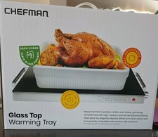 Chefman Compact Warming Tray 15 X 12 Inch Wit...
