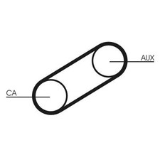 CONTINENTAL CTAM Zahnriemen CT639 für OPEL