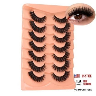 False Eyelashes Full Mink Lashes Long Eyelashes Mink Cat Eye False Eyelashes