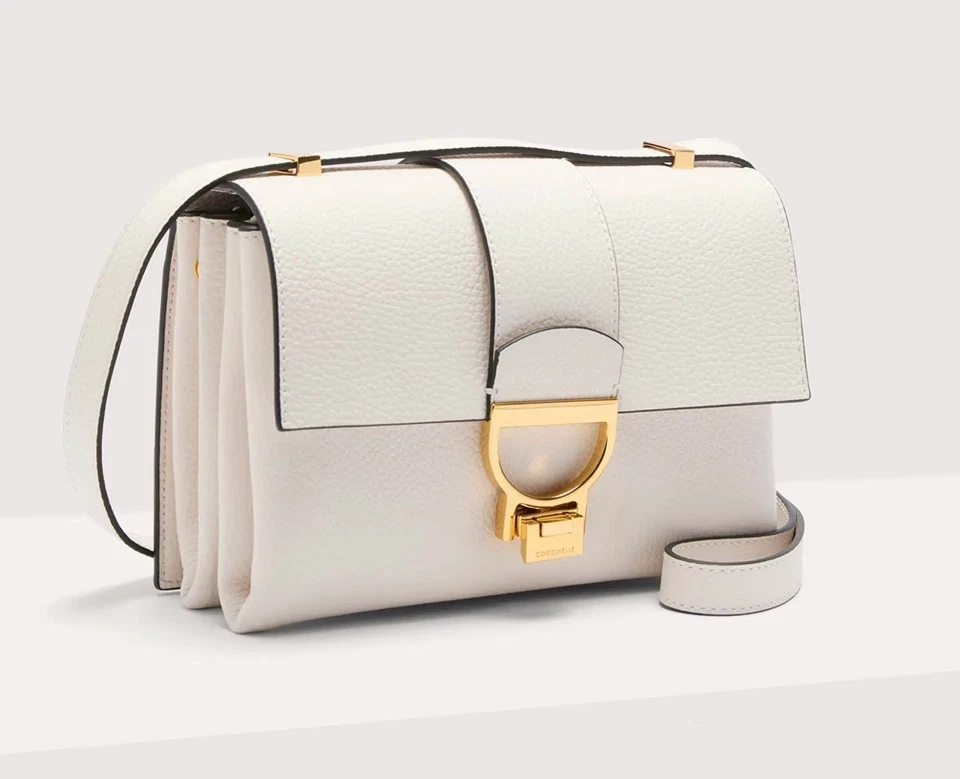 Bandolera Coccinelle de cuero blanco - nunca usada Foto 2 de 4