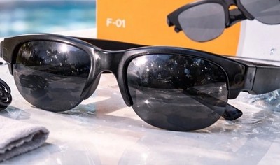 Smart AI Glasses F-01 | Bluetooth 5.3 | Built-In Speakers & Mic | Translation