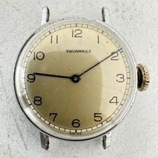 Orologio da polso meccanico vintage 21mm Tavannes donna 17J donna svizzero per servizio