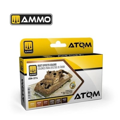 AMMO OF MIG JIMENEZ S.L. ATOM Rust Effects Colors Set