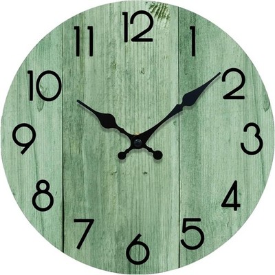 Modern Silent Wall Clock, Battery Operated Non-Ticking Decorative Clock 8