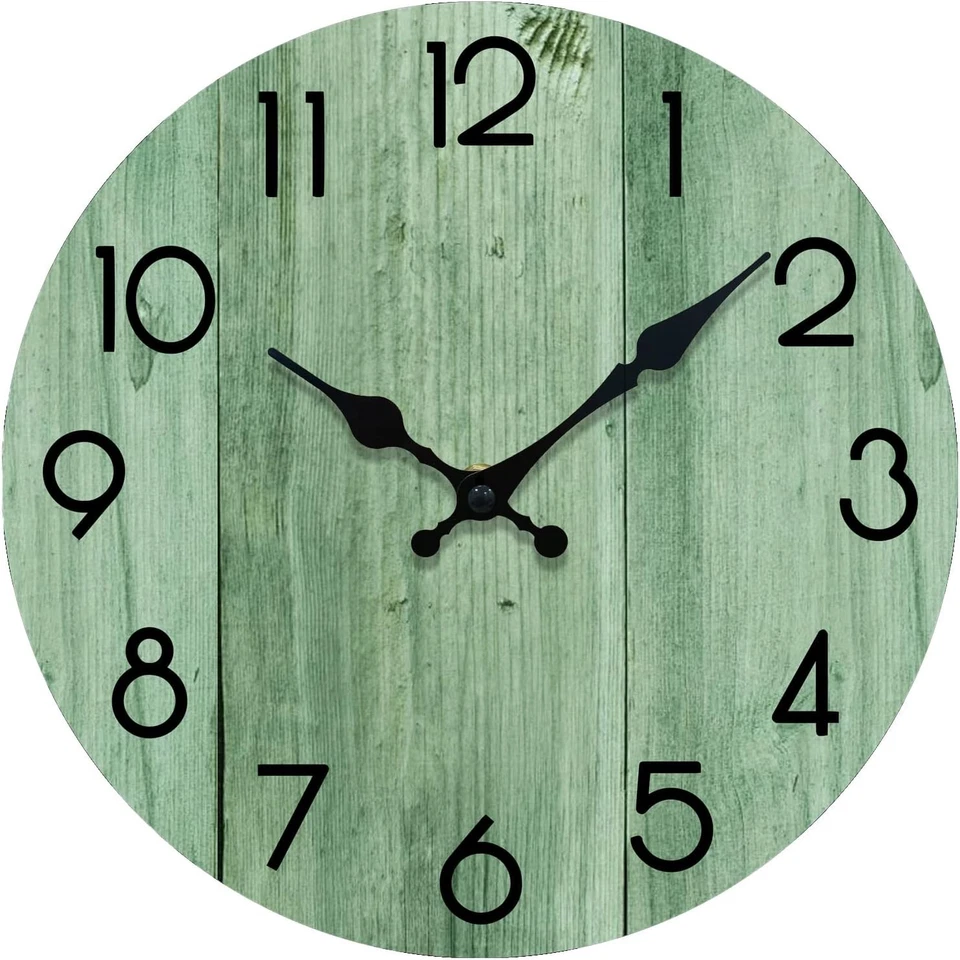 Modern Silent Wall Clock, Battery Operated Non-Ticking Decorative Clock 8 - Image 1 of 4