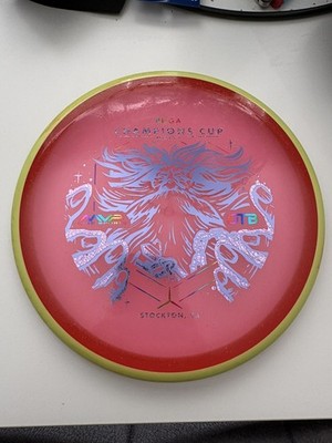 MVP Axiom Particle Glow Hex Pink Lemonade  Variant-OTB Champions Cup Disc Golf