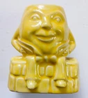 Vintage Mccoy Humpty Dumpty Egg Yellow Planter