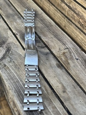Vintage Armband für Bell-Matic , Weltzeit etc.. 2 Glieder Eisenbahn Straße Armband 