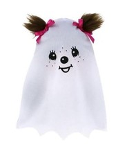 Monchhichi 242092 Girl Plush Doll 7-inch with Ghost Costume - New/Sealed