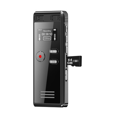 64GB Digital Voice Activated Recorder with Playback - 4552 Hours Audio Record...