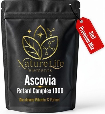 Ascovia - 100% LANGZEIT Vitamin C 1000mg Tabletten mit Hagebutte & Bioflavonoide