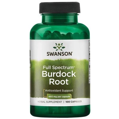 Swanson Burdock Root, 460mg - 100 caps (372,50 EUR/kg)