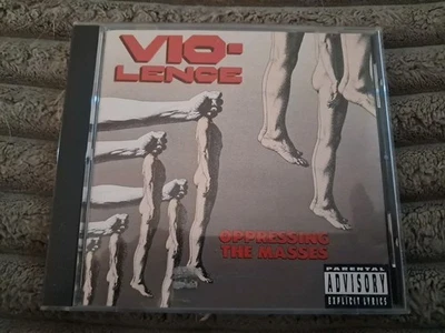 Vio-Lence Oppressing the Masses CD, 1990 WEA 8 Tracks Rare Free