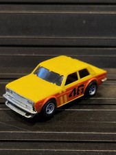 Aurora AFX Bre Datsun 510 46 Yellow Slot Car Magnatraction Wow Nice Nice Vtg