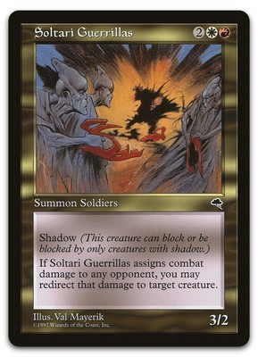 Soltari Guerrillas #272 (LP) Tempest TMP Magic MTG