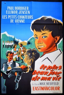 BEST DAY OF MY LIFE 1957 Michael Ande, Joseph Egger FRENCH POSTER