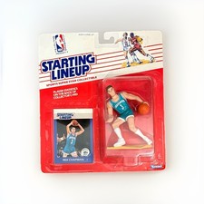 1989 Kenner Starting Lineup NBA Rex Chapman Charlotte Hornets Figure & Card New