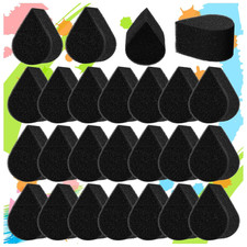 25 Pcs Face Paint Sponges for Kids and Adults Face Painting, Water Droplet Shape