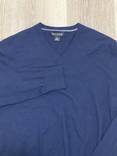 Banana Republic Men s Blue 100 Merino Wool Sweater Size Large V Neck