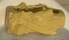Vintage McCoy Pottery Yellow Log w/ Chain & Axe Decorative Planter USA
