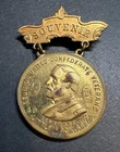 UCV BrassMedal Pin UNITED CONFEDERATE VETERANS REUNION 1911 Little Rock Arkansas