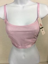 Joyspun Bralette Women Size XL Pink Double Layer Mesh Elastic Band Unlined New