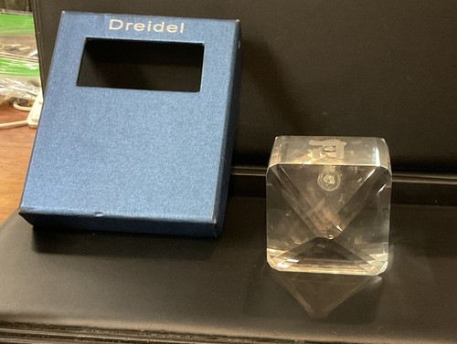 Oleg Cassini Kristall Dreidel mit diamantgefülltem Stiel - mit Box - Bild 5 von 5