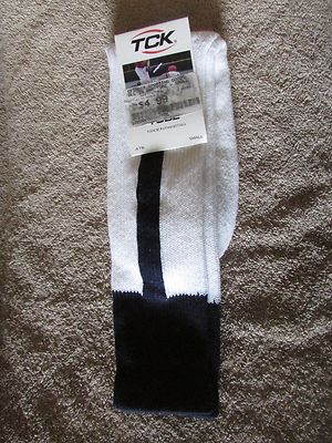 TCK  All in One Tube Socks-Baseball/Softball-Small-White/Navy Blue   (2 T)
