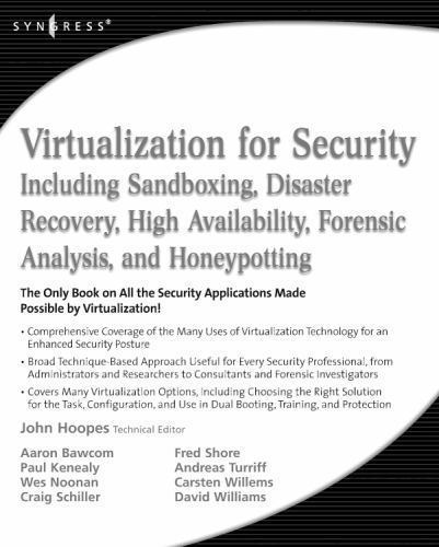 Virtualization for Security Hoopes Paperback Syngress 9781597493055